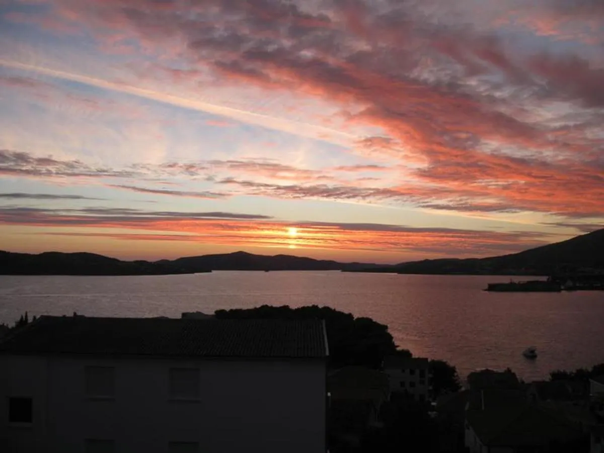 Apartment For Two Persons With Sea View In Trogir Near The Beach Croatia